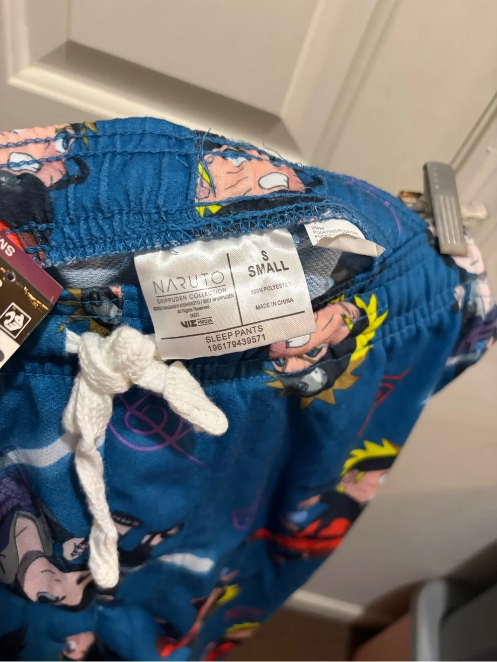 NWT Naruto Graphic Blue Pajama Pants Men’s Sleep Joggers